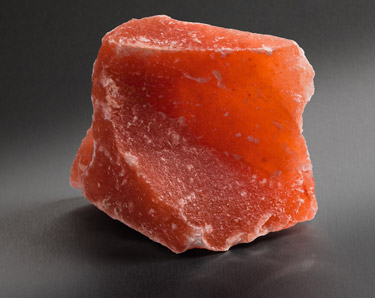 Deep pink Himalayan salt chunk